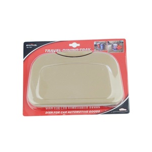 Car Storage Rack Rear Seat Back <b>Folding</b> Beverage Tray ABS Material Beige Color Multi Functional <b>Childrens</b> Cup Holder Small - Product Image 4
