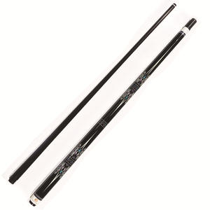 Queue de billard en fibre de carbone en 2 sections, pointe de 11,8 mm, pour le jeu de la neuf balles, design durable - Product Image 1