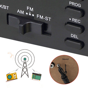 Tocadiscos Retro de Madera Multifuncional con Reproductor de CD, Casete, Radio FM/AM, Ranura para Tarjeta USB/SD y Altavoces Externos - Product Image 2