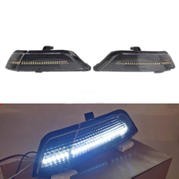 OVOVS Offres Spéciales pièces automobiles lentille de fumée synthé séquentiel clignotant antibrouillard pour Ford Mustang 2015 2016 2017 accessoires