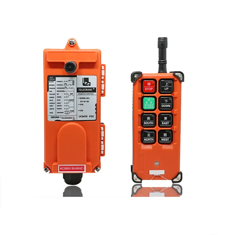 Vision Electric Relay Switch Radio Pendant Wireless Industrial F21-6S Remote Control For Hoist