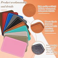 Patchs en Similicuir PU Personnalisables pour Jeans et Bonnets, Étiquettes Vierge en Cuir Gaufré avec Logo de Marque Gravé au Laser