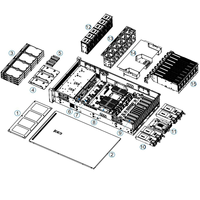 Server 4U Dual AMD EPYC 9004/9005 CPU & Memori 16xDDR5, HDD 24xSATA/SAS 3.5', Kartu GPU 8xPCIe5.0 & Server Rak