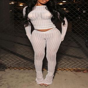 Arrivées Filet en maille Ensemble deux pièces pour femmes Vêtements pour femmes Modeste - Product Image 3