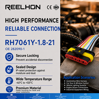 Commander RH7061Y-1.8-21 282090-1 Connecteur Auto Étanche Superseal 6 Broches 1.5mm Femelle avec Câble Pigtail pour Moto et Marine