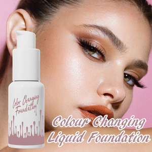 Private Label Full Coverage Liquid and Matte Cream <b>Foundation</b> Color-Changing Temperature-Changing for Dark Skin Tones - Product Image 6