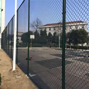 Xử lý nhiệt khung kim loại Chuỗi liên kết hàng rào lưới thép cho sân và sân bóng đá 3D được mô hình hóa cho các khu vườn và sử dụng ở Morocco - Product Image 4