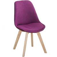 Chaise de bureau de style nordique avec dossier : minimaliste, relaxante, moderne, idéale pour la réception, les réunions et le bureau