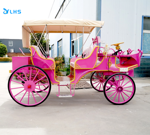 Calèche en plastique d'<span class=keywords><strong>occasion</strong></span> à prix d'usine, chariot de traction de chevaux, fourgonnette de tourisme sans <span class=keywords><strong>cheval</strong></span> pour le tourisme - Product Image 5