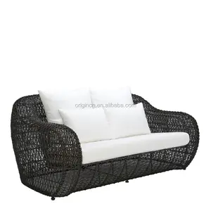 Уникальный современный дизайн уличный пластиковый ротанг тростник диван мебель плетеное Птичье гнездо стулья