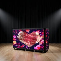 P2.5 GOB Cabine DJ portable pliable à LED pour événements en boîte de nuit, sur scène ou en club de musique