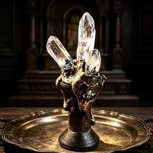 Decoración Vintage para Fiesta <span class=keywords><strong>de</strong></span> Halloween en Casa, Adorno Artesanal <span class=keywords><strong>de</strong></span> Cristal Natural Tallado a Mano, Decoración Creativa para Mesa <span class=keywords><strong>de</strong></span> Altar <span class=keywords><strong>de</strong></span> <span class=keywords><strong>Brujas</strong></span>, Regalo - Product Image 1