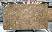 Marbre Emperador Clair Poli Naturel, Design Moderne Étanche pour Décoration Intérieure, Comptoir, Escalier, Sol