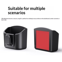 Boîte de rangement pour télécommande de console centrale de tableau de bord de voiture, porte-clés ABS pour voiture, accessoire intérieur, boîte de rangement pour clés