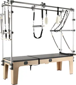 Pilates Cadillac Full Trapeze Pilates Studio Machine Canadian Maple Solid Wood Commercial Use Gym Yoga Center Equipment