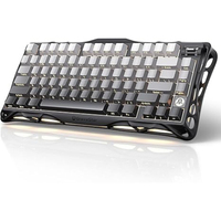 Vente Flash en Gros Clavier Mécanique Sans Fil GravaStar Mercury K1 75% en Alliage d'Aluminium Exosquelette Gasket Tri-Mode RGB 8000mAh