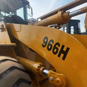 Grand chargeur frontal sur roues 23TON d'occasion certifié CE EPA pour CAT 966H Prix réduits de rachat élevés - Product Image 3