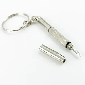 새로운 패션 다기능 야외 조합 도구 스크루 드라이버 휴대용 미니 유틸리티 포켓 멀티 도구 키 체인 열쇠 고리 걸쇠