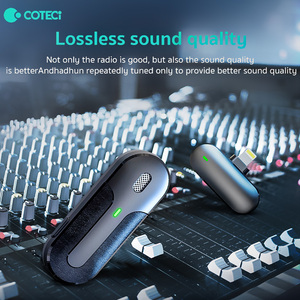 COTECi Lapel Mic Plug And Play Wireless Mic Noise Cancelling Mini <strong>Microphone</strong> Wireless Lavalier <strong>Microphone</strong> For IPhone IPad - Product Image 5