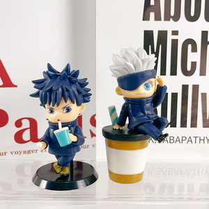 6 UNIDS/SET Manga Estatuilla Estatuas Jujutsu Kaisen Itadori Yuji Geto Suguru Ocio Tiempo libre <span class=keywords><strong>Ver</strong></span>. Figura PVC Anime Figura Juguetes - Product Image 5