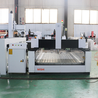 Machine de routeur CNC automatique pour gravure sur pierre Quartz granit marbre polissage de tranchant Atc