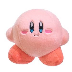 Juguetes de Peluche, Lindos Peluches de Color Rosa Rellenos de Algodón PP, Populares y en Oferta para Niñas, Personaje de Dibujos Animados de Estilo Japonés, Estrella <span class=keywords><strong>Kirby</strong></span> - Product Image 1