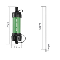 Mini filtre à eau personnel paille randonnée Camping survie équipement d'urgence accessoires voyage Portable filtres à eau extérieurs