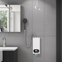 Nouvel Arrivage Chauffe-eau Électrique Instantané en Acier Inoxydable pour Salle de Bain, Ensemble Robinet de Douche