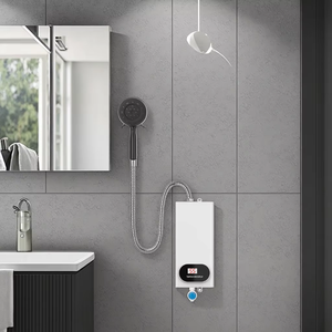 Nuovo Arrivo: Set <span class=keywords><strong>Doccia</strong></span> con <span class=keywords><strong>Rubinetto</strong></span> Scaldacqua Istantaneo in Acciaio Inox per Bagno - Product Image 2