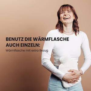 Bouillotte de Haute Qualité avec Housse en Peluche Style Ceinture Chauffe-Mains - Product Image 3