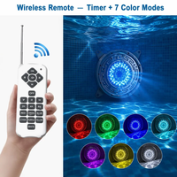 Lampe LED Submersible pour Piscine, Double Étanchéité, Remplie de Résine, Résistante à la Corrosion, Éclairage Aquatique pour Fontaines et Bassins