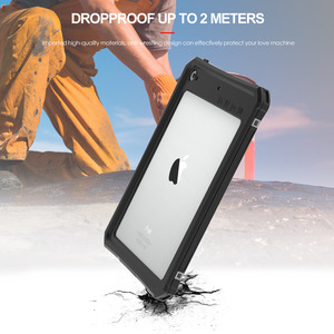<span class=keywords><strong>Coque</strong></span> de protection étanche pour tablette de poivron rouge pour <span class=keywords><strong>iPad</strong></span> Mini5 Étui anti-chute universel pour tablettes <span class=keywords><strong>iPad</strong></span> Mini4 13 pouces Verre TPU - Product Image 2