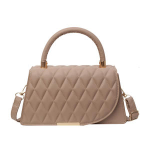 กระเป๋าผู้หญิงสะพายไหล่เดียวสำหรับผู้หญิงใหม่กระเป๋าปักลายตารางประดับเพชรสำหรับผู้หญิง - Product Image 5