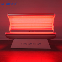 Lit de luminothérapie infrarouge Merican M4 rouge 660nm 850nm Technologie LED pour le bien-être à domicile