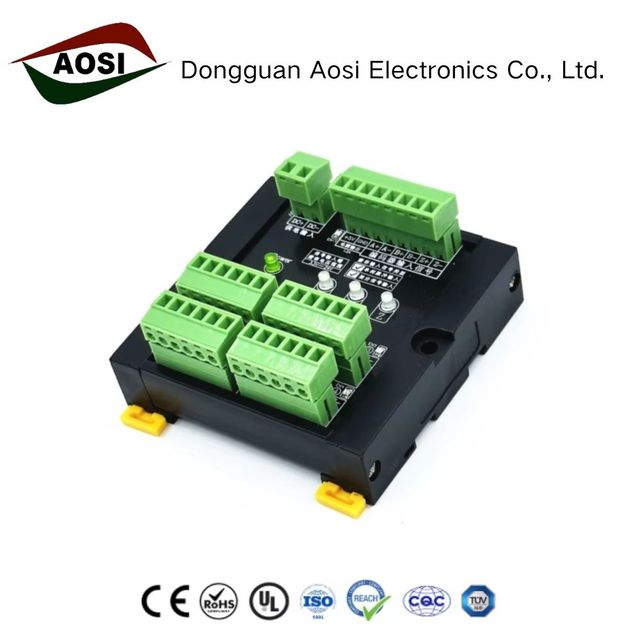 Encoder Signal Splitter Board 1 in 16 Out Pulse Distributor RS422 Differential Expansion Module 24V PCB Industrial Automation