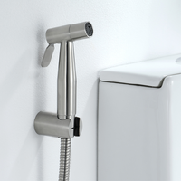 IFAN Robinetterie de douche en acier inoxydable, Ensemble douchette WC portative, Pulvérisateur de bidet pour salle de bain