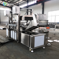 Industriële productielijn voor frites met friteuse en oliefilter, gebruikte productielijn voor frites