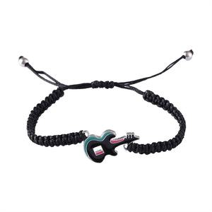 En gros Personnalisé Musique Symboles <span class=keywords><strong>Guitare</strong></span> Tressé Main <span class=keywords><strong>Corde</strong></span> Mode Musique Festival Fan Atmosphère <span class=keywords><strong>Bracelet</strong></span> - Product Image 5