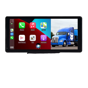 1080P DVR Dashcam Carplay Màn hình 10 inch màn hình cảm ứng Dashcam Android tự động không dây Carplay DVR với wifi - Product Image 1