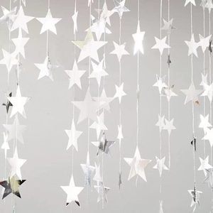 Décoration suspendue en forme d'étoile pentagonale à double miroir pour mariage, fête, vacances, Noël, Halloween - Product Image 3