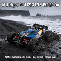 Voiture RC MJX Hyper Go 16213 1/16 4x4 42KM/H, camion RC brushless 2.4GHz, voiture télécommandée tout-terrain, jouets RC à double coque