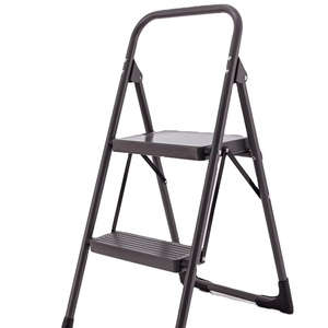 Échelle en acier 150kgs à deux marches pour échelles pliantes d'escalade portatives polyvalentes d'intérieur et d'extérieur - Product Image 1