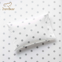 JamBear Ensemble de draps de lit pour bébé bio 100% coton biologique Ensemble de draps de lit pour bébé mignon Drap de lit naturel écologique