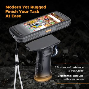 Android OS Smartphone durci PDA lecteur de codes-barres avec WIFI NFC et GPS 13.56MHz produit portable en stock - Product Image 2