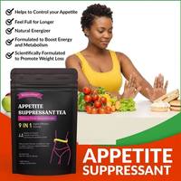 Thé minceur premium Minweng aux herbes naturelles pour la santé, coupe-faim, thé vert, konjac, glucomannane, Garcinia Top