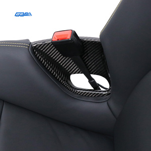 Asientos de coche personalizables con estampado de acero bordado, cuero Napa Alcantara y fibra de carbono seca para Porsche 911 991 Carrera - Product Image 4