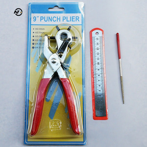 Rotierende DIY-Stanzzange Multifunktionale Gürtelstanzmaschine Leder-Stanzwerkzeug für Handarbeiten - Product Image 6