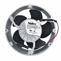 Ventilateur axial industriel d'extraction et de refroidissement Original Nidec DC24V 1.8A EC AC 12V 48V 17251 à double roulement à billes D1751S24B6CZ-16