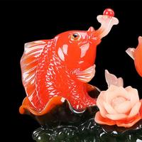 Nouvelle statue de poisson Feng Shui pour la décoration de bureau et de maison