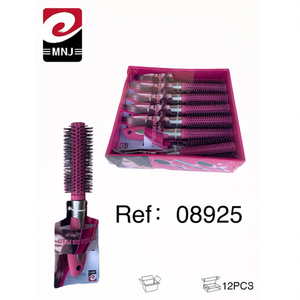 MNJ Set di 12 Spazzole Rotonde in Plastica Unisex per Styling e Volume - Product Image 3